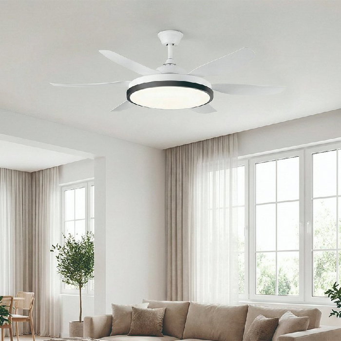 Orbegozo CP 165132 Ventilador de Techo de 132 cm con 6 Aspas y 6 Velocidades